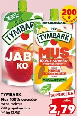 Kaufland Mus 100% owoców oferta