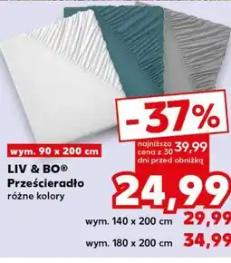 Kaufland Prześcieradło różne kolory oferta