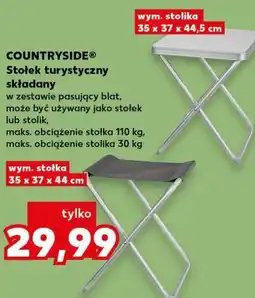 Kaufland Stołek turystyczny składany oferta