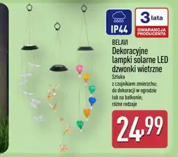 ALDI Belavi Dekoracyjne lampki solarne LED dzwonki wietrzne oferta