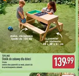 ALDI TOYLINO Stolik do zabawy dla dzieci oferta