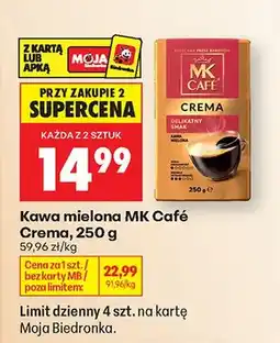 Biedronka Kawa mielona Crema oferta