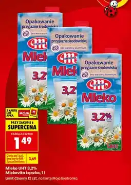 Biedronka Mleko UHT 3,2% oferta