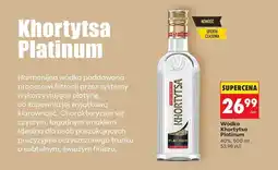 Biedronka Wódka Khortytsa Platinum oferta