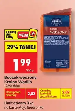 Biedronka Boczek wędzony oferta