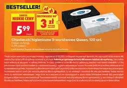 Biedronka Chusteczki higieniczne 3-warstwowe oferta