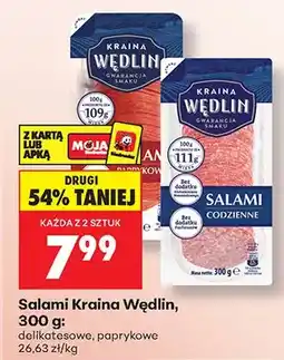 Biedronka Salami delikatesowe oferta