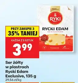 Biedronka Ser żółty w plastrach Exclusive oferta
