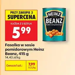 Biedronka Fasolka w sosie pomidorowym oferta