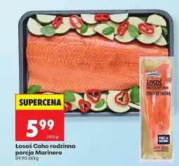 Biedronka Łosoś Coho rodzinna porcja oferta