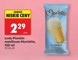 Biedronka Lody Plombir waniliowe oferta