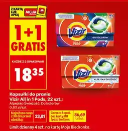 Biedronka Kapsułki do prania All in 1 Pods Alpejska Świeżość oferta