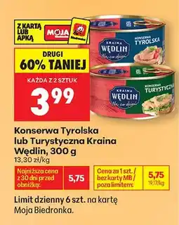Biedronka Konserwa Tyrolska oferta