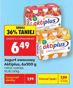 Biedronka Jogurt owocowy różne rodzaje oferta