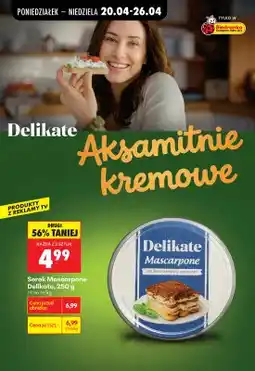Biedronka Serek śmietankowo-kremowy Mascarpone oferta