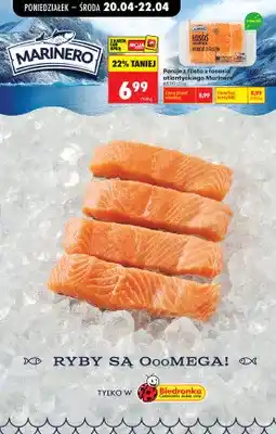 Biedronka Porcje z fileta z łososia atlantyckiego oferta