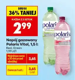 Biedronka Napój gazowany Vital różne smaki oferta