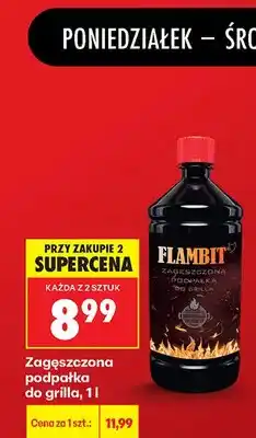 Biedronka Zagęszczona podpałka do grilla oferta