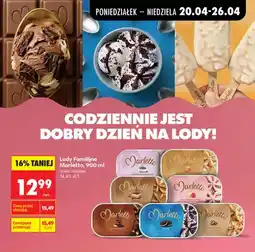 Biedronka Lody familijne różne rodzaje oferta
