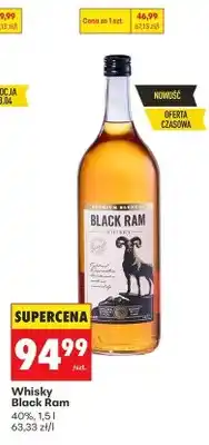 Biedronka Whisky Black Ram oferta