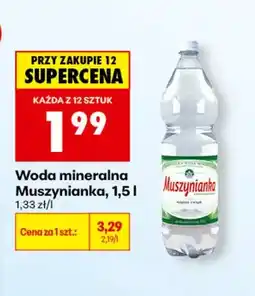 Biedronka Woda mineralna Muszynianka oferta