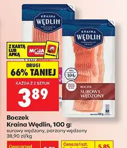 Biedronka Boczek surowy wędzony oferta