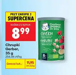 Biedronka Chrupki organic for baby oferta