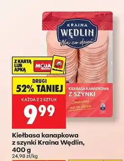 Biedronka Kiełbasa kanapkowa z szynki oferta