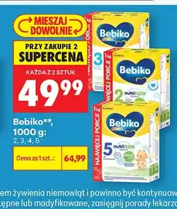 Biedronka Mleko modyfikowane nutri-flor 2 oferta