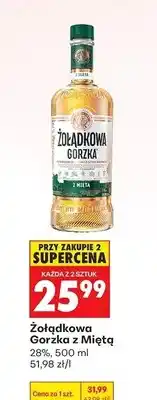 Biedronka Wódka z miętą oferta