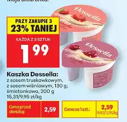 Biedronka Kaszka z sosem truskawkowym oferta