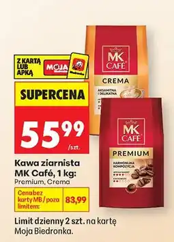Biedronka Kawa ziarnista Premium oferta