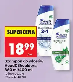 Biedronka Szampon do włosów Classic Clean 2in1 oferta