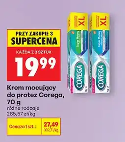 Biedronka Krem mocujący do protez Corega różne rodzaje oferta