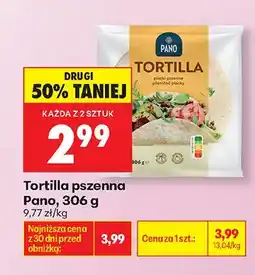 Biedronka Tortilla pszenna oferta