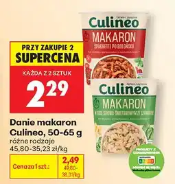 Biedronka Danie makaron różne rodzaje oferta