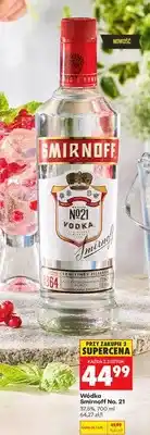 Biedronka Wódka Smirnoff No. 21 oferta