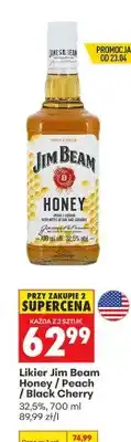 Biedronka Likier Honey / Peach / Black Cherry oferta