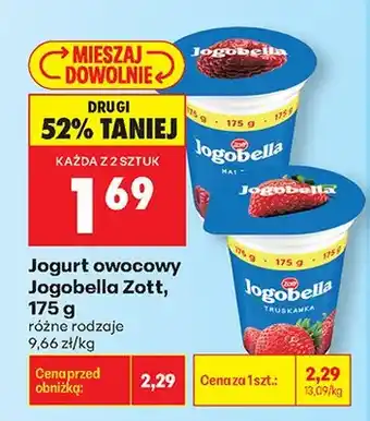 Biedronka Jogurt owocowy Zott oferta