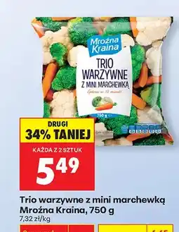 Biedronka Trio warzywne z mini marchewką oferta