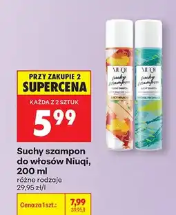 Biedronka Suchy szampon do włosów juicy mango różne rodzaje oferta
