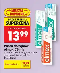 Biedronka Pasta do zębów przeciw próchnicy oferta