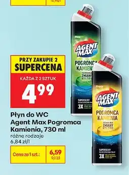 Biedronka Płyn do WC Pogromca Kamienia różne rodzaje oferta