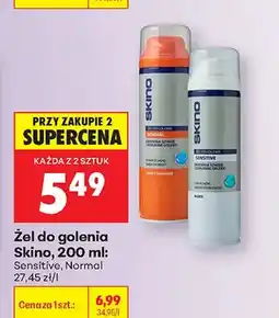 Biedronka Żel do golenia Sensitive oferta