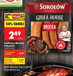 Biedronka Kiełbasa Brocka Grill House oferta