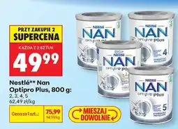 Biedronka Mleko Nan Optipro Plus 2 oferta