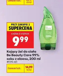 Biedronka Kojący żel do ciała 99% soku z aloesu oferta