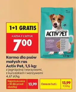 Biedronka Karma dla psów małych ras z jagnięciną i warzywami oferta