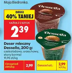 Biedronka Deser mleczny czekoladowy oferta