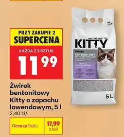 Biedronka Żwirek bentonitowy o zapachu lawendowym oferta